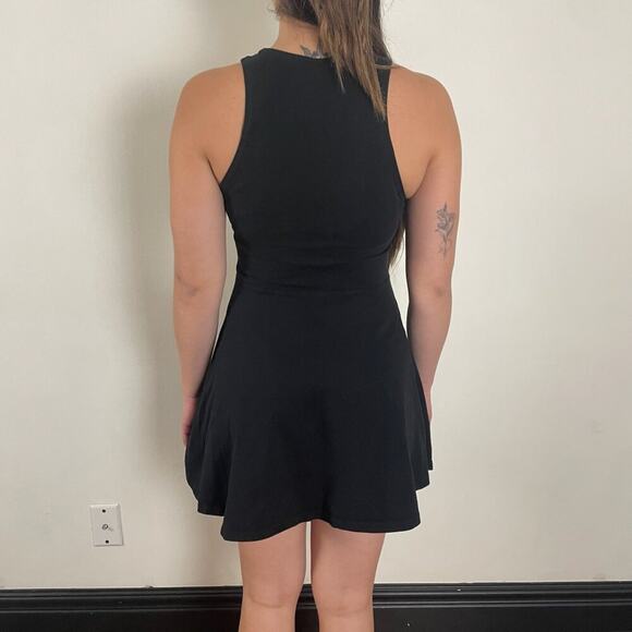 Cute Black Mini Dress - Picture 3 of 4